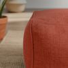 Green Bean® Indoor Sitzhocker Pouf 70x33x28cm EPS-Perlen Füllung -Home Linen Kuschelig Weich Waschbar - Drinnen Bodenkissen Liegekissen Sitzkissen Sitzhocker Sessel Kinder Erwachsene Stoff Rot Bild 4