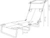 VCM Dach 917010 L. 185 x H. 24 x B. 55 cm Bild 5