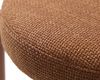 Sitzhocker (4er-Set) >PELICAN< in rostfarbig, Stoff und Stahl - 40x48x40cm (BxHxT) Bild 4