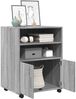 vidaXL Rollschrank Grau Sonoma 60x48x81 cm Holzwerkstoff 853169 Bild 3