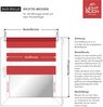 Lichtblick Sonnenschutzsysteme GmbH Doppelrollo mit Motiv Blätter 45 cm x 150 cm (BxL) Blätter. 397 verschiedene Motive; Klemm- und schraubbar; Lichtdurchlässig und blickdicht Bild 5