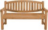 Gartenbank Bergamo Teak Massivholz - Breite: XXL extra stark 150 cm Bild 3