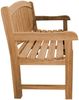 Gartenbank Bergamo Teak Massivholz - Breite: XXL extra stark 150 cm Bild 4