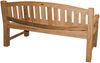 Gartenbank Bergamo Teak Massivholz - Breite: XXL extra stark 150 cm Bild 5