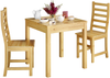 Essecke mit Tisch und 2 Stühle Tischgruppe Kiefer natur Massivholz 90.70-50 A -Set 21 Bild 3