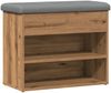 vidaXL Schuhbank Artisan-Eiche 62x32x50 cm Holzwerkstoff 857630 Bild 2