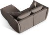 Micadoni Modulares Sofa Chris 4-Sitzer Strukturierter Stoff Warmes Grau Bild 4