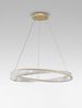 Nova Luce 9333062 AURELIA LED Pendelleuchte 80cm 3500K Gold Kristall Bild 3