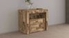 Dmora Tisch- und Stuhlset Badesi, Mehrzweckkomposition, Set mit Konsole und 1 ausziehbarer Bank, 100 % Made in Italy, 66 x 25 x 45 cm, Ahorn Bild 5