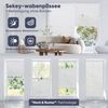 Sekey Plissee Sonnenschutzrollo ohne Bohren Verspannt Blickdicht Lichtschutz, blickdicht, Klemmfix, Innovatives Halb-Waben-Design Plissee für Fenster / Tür Bild 2