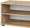 Wohnzimmerschrank Berno Goldkraft Eiche/Weiß 70.8 x 38.9 cm mit 2 Fächern Vicco Bild 5