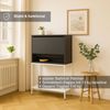 ASSMANN Sekretär Cubas Basic Weiß 80x36x116cm Metall Holz Bild 3
