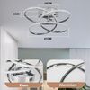 ZMH LED Deckenleuchte Butterfly 41cm Deckenlampe – dimmbar, Fernbedienung, 44W für Flur, LED fest integriert, Warmweiß-Neutralweiß-Kaltweiß, Augen schützend, flackerfreies Design, Dual-Control Bild 4