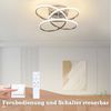 ZMH LED Deckenleuchte Butterfly 41cm Deckenlampe – dimmbar, Fernbedienung, 44W für Flur, LED fest integriert, Warmweiß-Neutralweiß-Kaltweiß, Augen schützend, flackerfreies Design, Dual-Control Bild 3