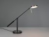 Moderne LED Schreibtischlampe MONZA dimmbar mit Schwenkarm, Schwarz Höhe 52cm Bild 5