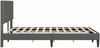 vidaXL Bettrahmen mit Kopfteil Dunkelgrau 120 x 200 cm Cordstoff 42027725 Bild 5
