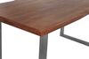 Esstisch Baumkante massiv Mango honigfarben 220 x 100 U-Gestell silber CALI 150437913 Bild 3