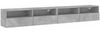 vidaXL TV-Wandschränke 2 Stk. Betongrau 100x30x30 cm Holzwerkstoff 836889 Bild 2