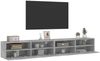 vidaXL TV-Wandschränke 2 Stk. Betongrau 100x30x30 cm Holzwerkstoff 836889 Bild 5