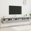 vidaXL TV-Wandschränke 2 Stk. Betongrau 100x30x30 cm Holzwerkstoff 836889 Bild 3