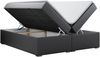 Boxspringbett - Doppelbett mit Multipocket-Matratze - BESS -120x200 - Dunkelgrau Kunstleder - H3 Bild 4