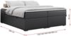 Boxspringbett - Doppelbett mit Multipocket-Matratze - BESS -120x200 - Dunkelgrau Kunstleder - H3 Bild 5
