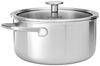 KitchenAid Topfset 4-tlg, Gusseisen edelstahl, 53 x 35 x 18 cm, spülmaschinengeeignet Bild 2