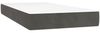 vidaXL Taschenfederkernmatratze Mittel Dunkelgrau 100x220x20 cm Samt 4016607 Bild 2