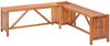 vidaXL Garten-Eckbank mit Pflanzkübel 117×117×40 cm Massivholz Akazie 46345 Bild 2
