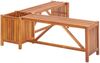 vidaXL Garten-Eckbank mit Pflanzkübel 117×117×40 cm Massivholz Akazie 46345 Bild 4