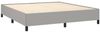 Boxspringbett mit Matratze Stoff Hellgrau 180x200 cm, Härtegrad: H2 [3128061] Bild 4