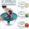 Joyfair Rührschüssel 4,5L Edelstahl Salatschüssel Luftdichter Deckel 3 Bild 3