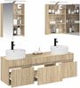 vidaXL Badezimmerschrank-Set 5 pcs Sonoma-Eiche 50 x 14,5 x 70 cm 3406593 Bild 3