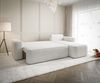 Ecksofa Schlafsofa Sofa AGEPO Stoff Quelle Creme Ottomane Rechts Bild 4
