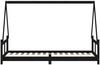 vidaXL Kinderbett Schwarz 80x200 cm Massivholz Kiefer 834452 Bild 5