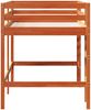 vidaXL Kinderhochbett mit Leiter Wachsbraun 90x190cm Massivholz Kiefer 852399 Bild 5