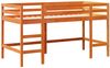 vidaXL Kinderhochbett mit Leiter Wachsbraun 90x190cm Massivholz Kiefer 852399 Bild 3