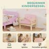 Kindersessel Für 3-8 Jahre Mit Cord Bezug - Kinder Sessel Kleines Sofa Robust Für Spielzimmer Kindergarten,Rosa Bild 2