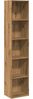 vidaXL Bücherregal Artisan-Eiche 40x30x189 cm Holzwerkstoff 857893 Bild 2