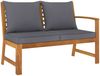 vidaXL 5-tlg. Garten-Lounge-Set mit Auflagen Massivholz Akazie 3057780 Bild 5