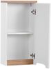 Badmöbel Set 5-tlg Badezimmerset DEVI Weiß HGL inkl. Waschtisch 80 cm Bild 5