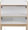 Badmöbel Set 5-tlg Badezimmerset DEVI Weiß HGL inkl. Waschtisch 80 cm Bild 4
