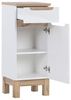 Badmöbel Set 5-tlg Badezimmerset DEVI Weiß HGL inkl. Waschtisch 80 cm Bild 3