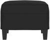 vidaXL Fußhocker Schwarz 60x50x41 cm Mikrofasergewebe 349344 Bild 4