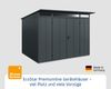 Hörmann Ecostar Metall-Gerätehaus Elegant mit Pultdach Typ 3, 238x303 cm , anthrazitgrau, 7,2 m²,2-flüglige Tür Bild 2