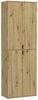 Garderobenschrank Line-Up in Eiche 61 x 193 cm Bild 4