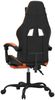 vidaXL Gaming-Stuhl mit Fußstütze Schwarz und Orange Kunstleder [3143908] Bild 5
