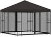 vidaXL Garten Pavillon mit Seitenwänden 3x3 m Anthrazit 900339 Bild 3