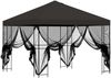 vidaXL Garten Pavillon mit Seitenwänden 3x3 m Anthrazit 900339 Bild 4