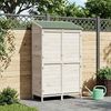 vidaXL Gartenschuppen Weiß 106 x 56 x 176,5 cm Massivholz aus Fichte 42033465 Bild 3